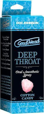 Спрей для минета Doc Johnson GoodHead DeepThroat Spray &ndash; Cotton Candy 59 мл для глубокого минета SX1321 фото