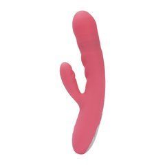 Вібратор-кролик Svakom Avery Strawberry Pink зі стовбуром, що рухається, рух вперед-назад SX1279 фото