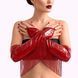 Виниловые митенки Art of Sex - Lerona, размер M, цвет красный SX4689 фото 2
