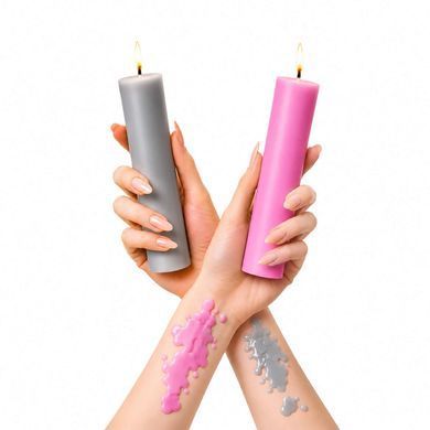 Свічка для WaxPlay Feral Feelings soft 15 см Light Pink SX5176 фото