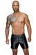 Чоловічі шорти з мокрим ефектом Noir Handmade H061 Powerwetlook shorts, 3XL SX0108 фото 1