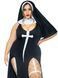 Костюм монашки-грешницы Leg Avenue Sultry Sinner 1X-2X, платье, головной убор, воротник SX1731 фото 1