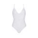 Боди с ажурным декором и открытым шагом Passion URSULA BODY L/XL, white SO5832 фото 3