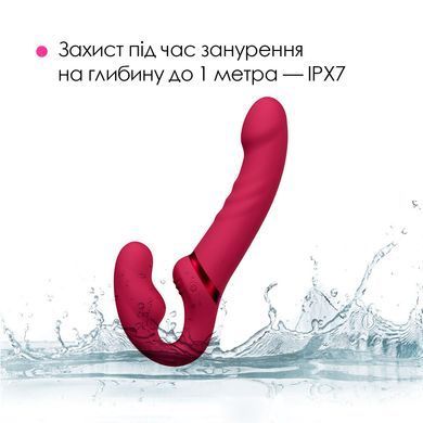 Безремінний смарт-страпон Lovense Lapis vibrating strapless strap-on, 3 мотори SO8793 фото
