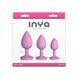 Набор анальных пробок NS Novelties INYA - Triple Ace Kit - Blush SX4350 фото 3