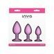 Набор анальных пробок NS Novelties INYA - Triple Ace Kit - Blush SX4350 фото 4