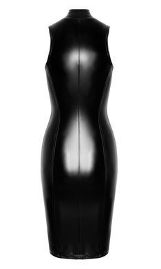 Платье Noir Handmade F337 Powerwetlook midi dress - XL SX2050 фото