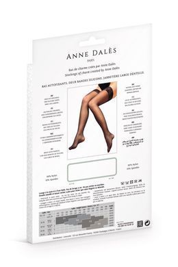 Чулки Anne De Ales ALEXIA T2 Black SO4708 фото