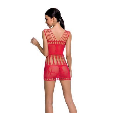Бодистокинг мини-платье с бабочками Passion BS090 One Size red SO6389 фото