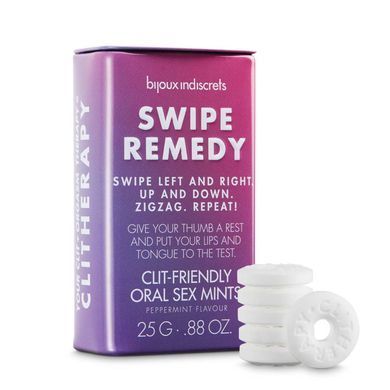 Мятные конфеты Bijoux Indiscrets Swipe Remedy &ndash; clitherapy oral sex mints, без сахара SO5911 фото