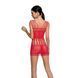 Бодистокинг мини-платье с бабочками Passion BS090 One Size red SO6389 фото 2