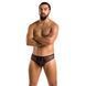 Мужские трусы со шнуровкой Passion 035 SLIP RICHARD S/M Black, экокожа, сетка SO7577 фото 3