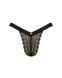 Кружевные трусики с заниженной талией Obsessive Estiqua panties XS/S, black SO7705 фото 3