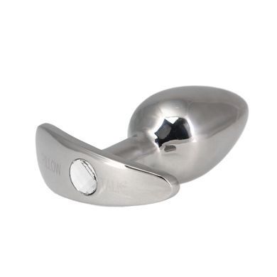 Анальная пробка Pillow Talk Sneaky Luxurious Stainless Steel Anal Plug с кристаллом Swarovski SO7753 фото