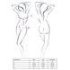 Комплект білизни Passion OFELIA SET OpenBra L/XL, white, стрінги, відкритий ліф, широкий пояс EL13201 фото 3