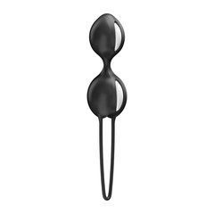 Вагинальные шарики Fun Factory SMARTBALLS DUO Black, 2 шт, диаметр 3,2 и 3,6 см SX3668 фото