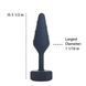 Анальна пробка Lux Active Twist Plug Small Blue SX3926 фото 4