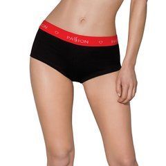 Трусики-шортики Passion PS003 PANTIES L, black SO4207 фото
