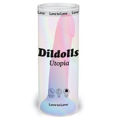 Дилдо з кольоровим градієнтом Love To Love DILDOLLS - UTOPIA M ультрам'який SO5981 фото