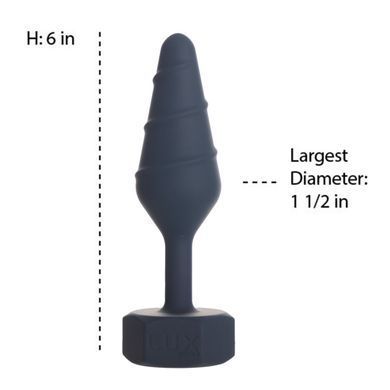 Анальна пробка Lux Active Twist Plug Large Blue SX3927 фото