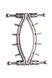 Зажим для вагины Master Series: Spread 'Em Poker Vagina Clamp with Adjustable Pressure Screws, шипы SO8798 фото 1