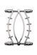 Зажим для вагины Master Series: Spread 'Em Poker Vagina Clamp with Adjustable Pressure Screws, шипы SO8798 фото 2