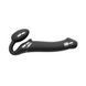 Безремневой страпон с вибрацией Strap-On-Me Vibrating Black M, диаметр 3,8см, пульт ДУ, регулируемый SO3354 фото 2