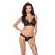 Комплект белья Passion ERZA SET L/XL, black, лиф и трусики PS26010 фото 1