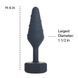 Анальна пробка Lux Active Twist Plug Large Blue SX3927 фото 4