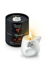 Масажна свічка Plaisirs Secrets Red Wood (80 мл) подарункове паковання, керамічний посуд SO1859 фото
