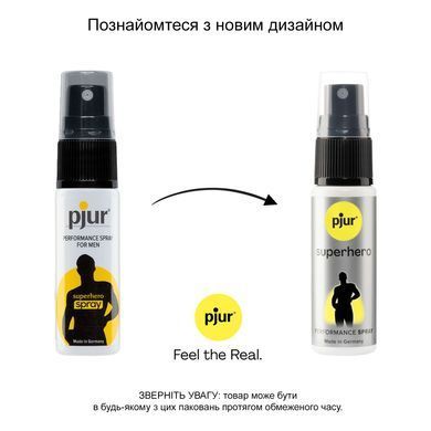 Спрей-пролонгатор pjur Superhero Performance Spray 20 мл, впитывается в кожу, природные компоненты PJ10450 фото