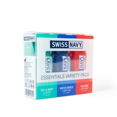 Набір Swiss Navy Essentials Variety Pack 3 х 30 мл SX1362 фото