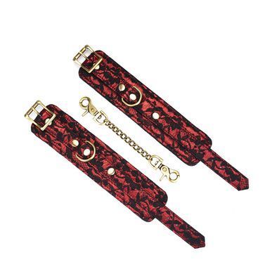 Наручники Liebe Seele Victorian Garden Wrist Cuff, кільця та з&rsquo;єднувальний ланцюжок SO9473 фото