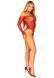 Сетчатое боди со стразами Leg Avenue Crystalized fishnet bodysuit Red One Size SO9138 фото 4