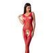Бодістокінг Passion BS061 red, комбінезон, імітація панчіх PBS061R фото 1