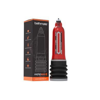 Гидропомпа Bathmate Hydromax 8 Red, для члена длиной от 15 до 20 см, диаметр до 5,5 см SX3930 фото