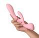 Двусторонний вибратор-кролик Satisfyer Triple Oh Pink, 3 мотора, рукоятка-массажер SO7780 фото 6