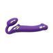Безремневой страпон с вибрацией Strap-On-Me Vibrating Violet M диаметр 3,8 см, пульт ДУ, регулируемый SO3825 фото 3