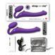 Безремневой страпон с вибрацией Strap-On-Me Vibrating Violet M диаметр 3,8 см, пульт ДУ, регулируемый SO3825 фото 7