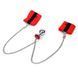 Наручники с металлической анальной пробкой Art of Sex Handcuffs with Metal Anal Plug size M Red SO6182 фото 3