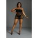 Сукня-бодістокінг Moonlight Plus Model 10 XL-XXXL Black SO8201 фото 3