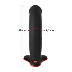 Фалоімітатор Fun Factory THE BOSS STUB, чорний, реалістична текстура, довжина 17,9 см, діаметр 4,1см SX0989 фото