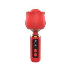 Вибромассажер Loviss Rose Mini Massage Wand Vibrator, головка в виде розы, 9 режимов SX3994 фото
