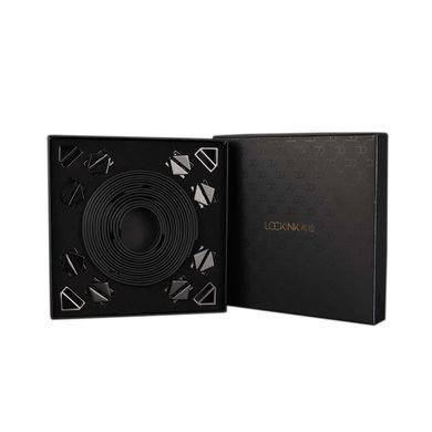 Набір для бондажу LOCKINK 8-Bondage-Straps Restraint Set, чорний 8 ременів з натуральної шкіри SX0835 фото