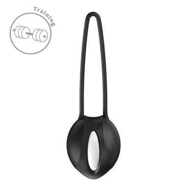 Вагинальный шарик Fun Factory SMARTBALL UNO Black, одинарный, диаметр 3,6 см SX3662 фото