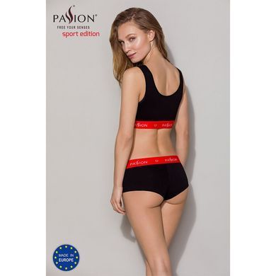 Спортивний топ на широких бретелях Passion PS003 TOP M, black SO4212 фото