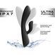 Вибратор-кролик с подогревом Dorcel FLEXI RABBIT BLACK, гибкий ствол SO6816 фото 3