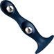 Дилдо Satisfyer Double Ball-R Dark Blue, унісекс, рухомі кульки всередині, на присосці SO8773 фото 3