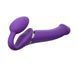 Безремневой страпон с вибрацией Strap-On-Me Vibrating Violet L, диам. 4,2 см, пульт ДУ, регулируемый SO3826 фото 1