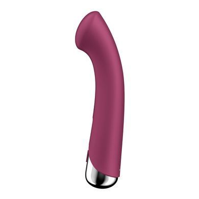 Вибратор с ротацией Satisfyer Spinning G-Spot 1 Red, плоская площадка для стимуляции точки G SX0555 фото